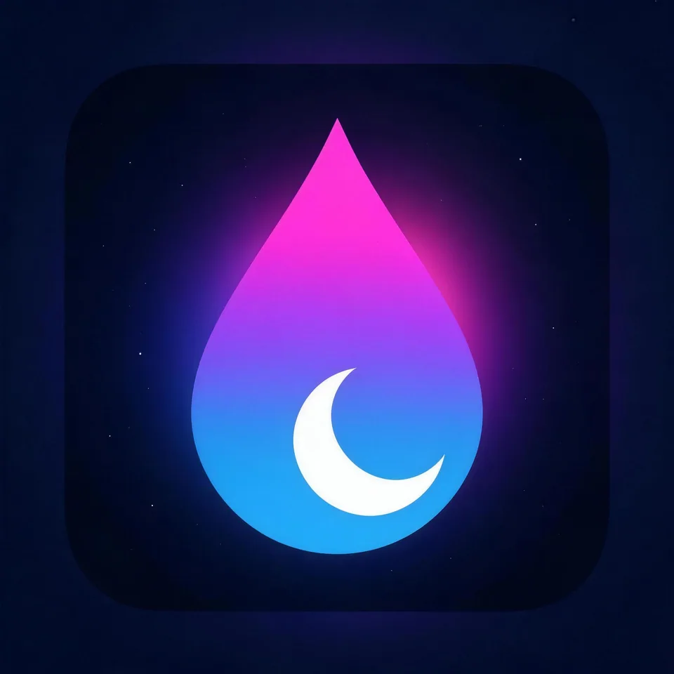 Ícone de app da NokDrop com fundo escuro